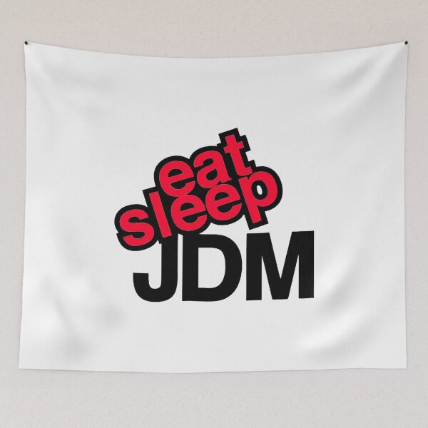 Item preview, Eat, Sleep, JDM - Red designed and sold by Teesigned.