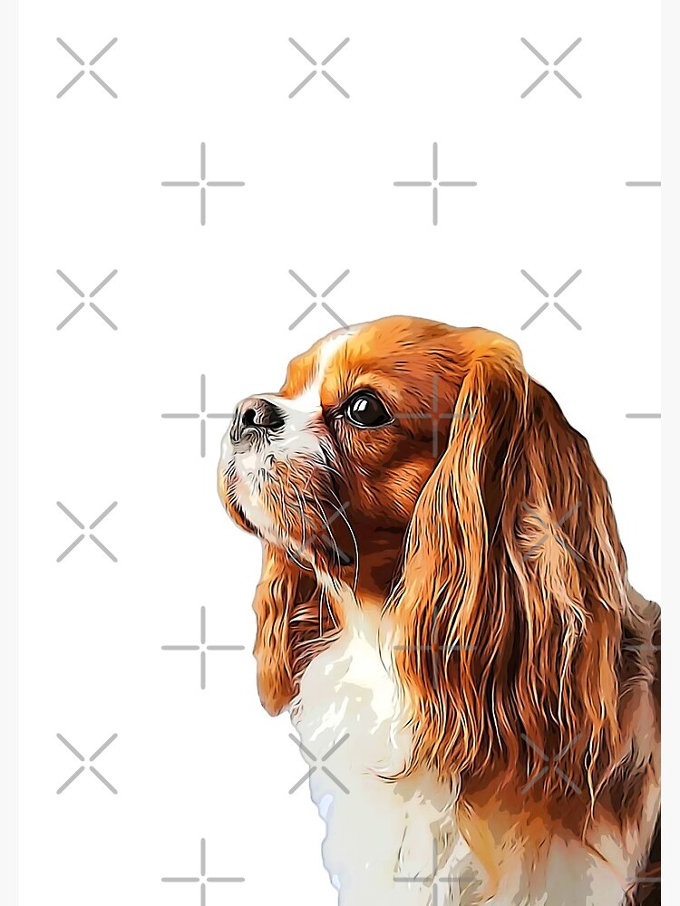 Carnet for Sale avec l'œuvre « cavalier roi Charles Spaniel » de l ..., image size:750x1000