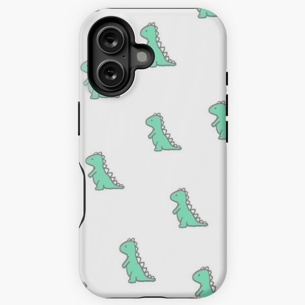 Item preview, Cute white Dinosaur Phone Case !!  designed and sold by viral creations.