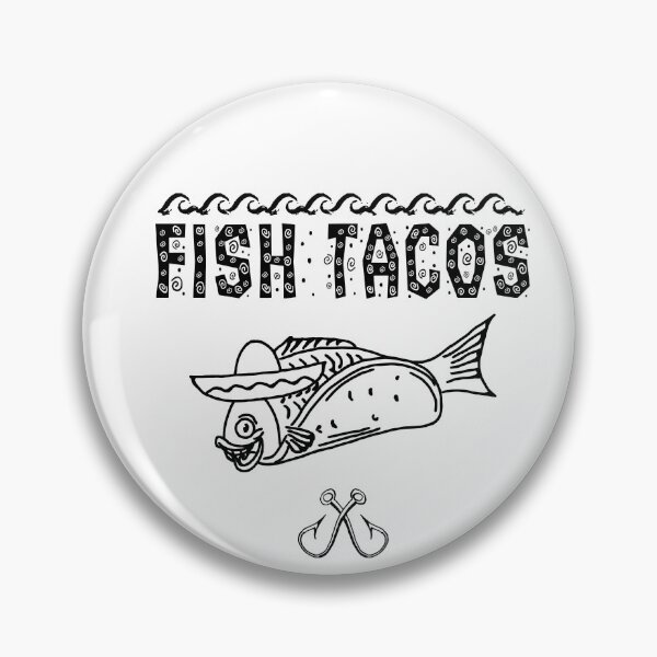 Item preview, Fish Tacos, Funny Nautical Food designed and sold by ArtByBollwitt.