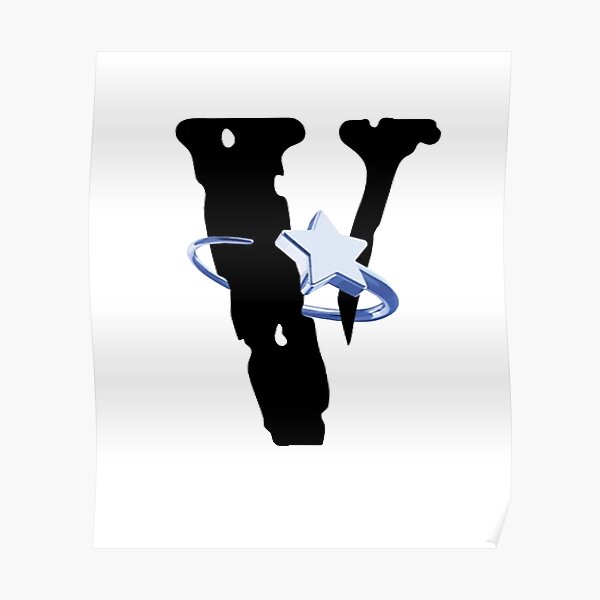 VLONE X POP SMOKE HALO WHITE Poster
