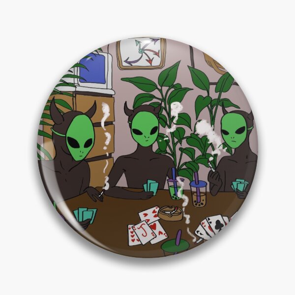 Artikelvorschau, Alien Pokerspiel entworfen und verkauft von karid328.