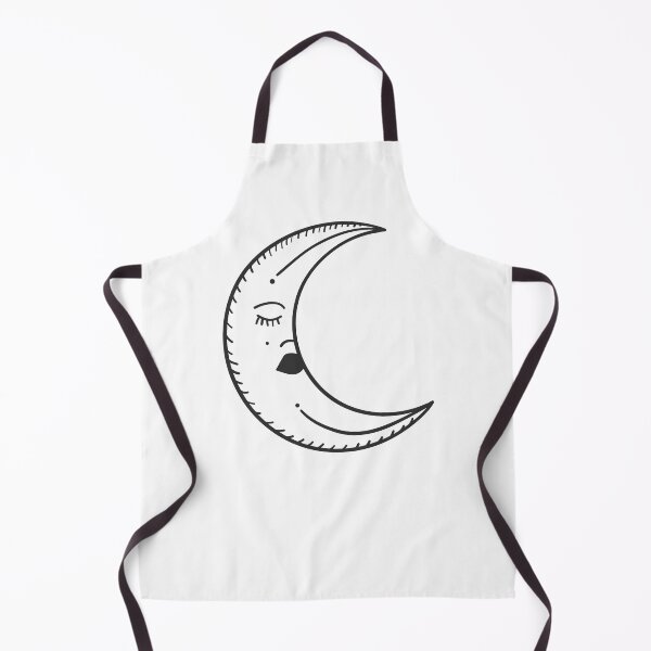 Item preview, Moon Face Black designed and sold by minimallineart.