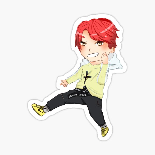 ATEEZ CHIBI STIKER.  ATEEZ 에이티즈 AMINO Amino