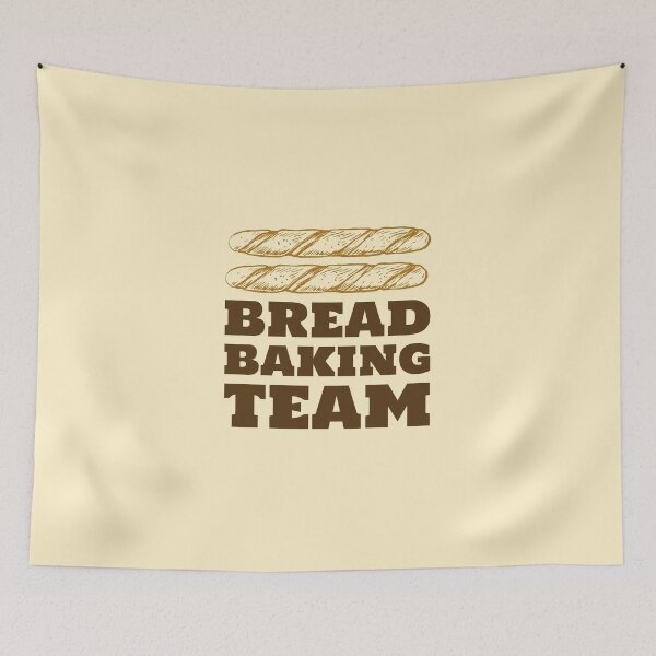 Item preview, Baguette Bread Baking Team Design for Home Kitchen designed and sold by quoteology.
