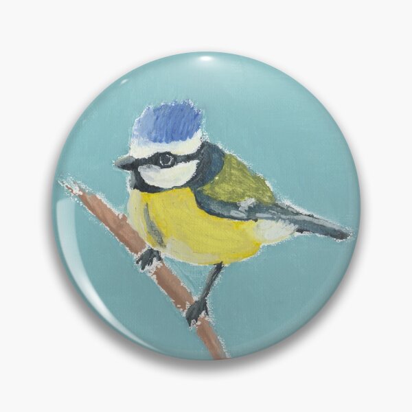 Item preview, Blue Tit on Duck Egg designed and sold by TFeldDesign.