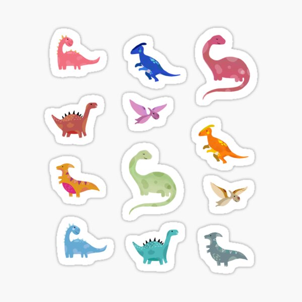 Item preview, Colorful Dinosaur pack designed and sold by Alexandra Renee.