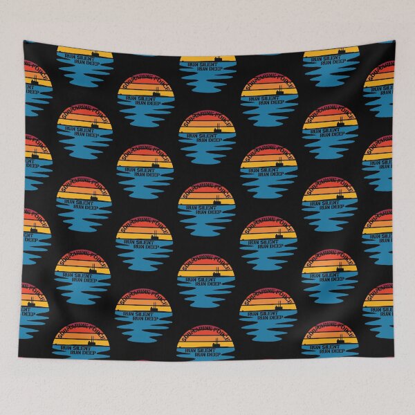 Item preview, Sunset Submarine Force Run Silent Plain designed and sold by MadMando.