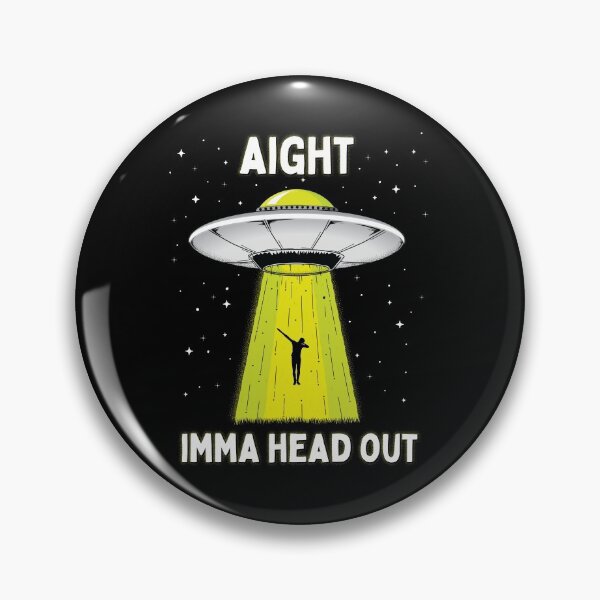 Item preview, Aight Imma Head Out Alien Abduction Funny Zeta Reticulan Shirts & Apparel designed and sold by strangeology.