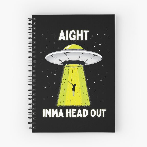 Item preview, Aight Imma Head Out Alien Abduction Funny Zeta Reticulan Shirts & Apparel designed and sold by strangeology.