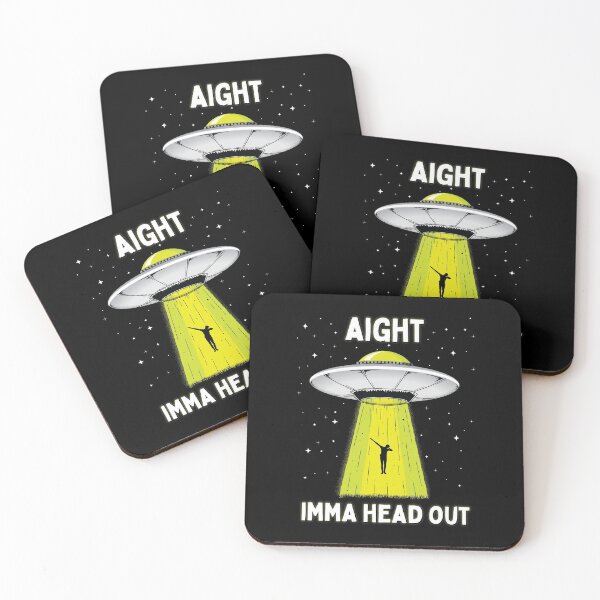 Item preview, Aight Imma Head Out Alien Abduction Funny Zeta Reticulan Shirts & Apparel designed and sold by strangeology.