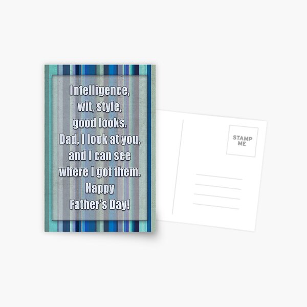 Happy Father's Day! Postcard