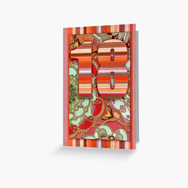 Happy 18th Birthday! Greeting Card