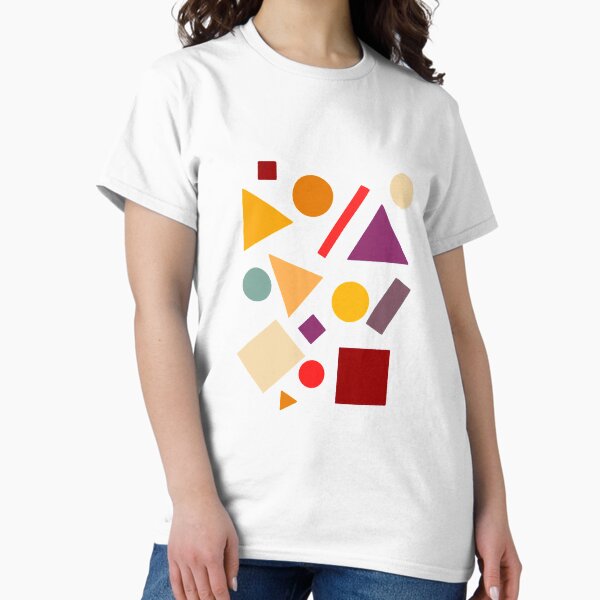 Item preview, Retro Vintage Inspired - 70s Colors - Geometric Shapes Print - Pattern designed and sold by Aryeh Studio.