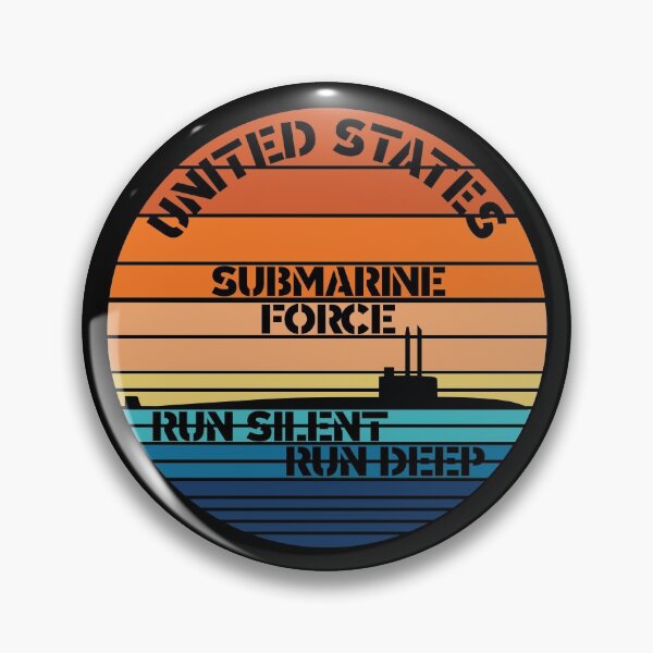 Item preview, Sunset US Submarine Force Run Silent Plain designed and sold by MadMando.