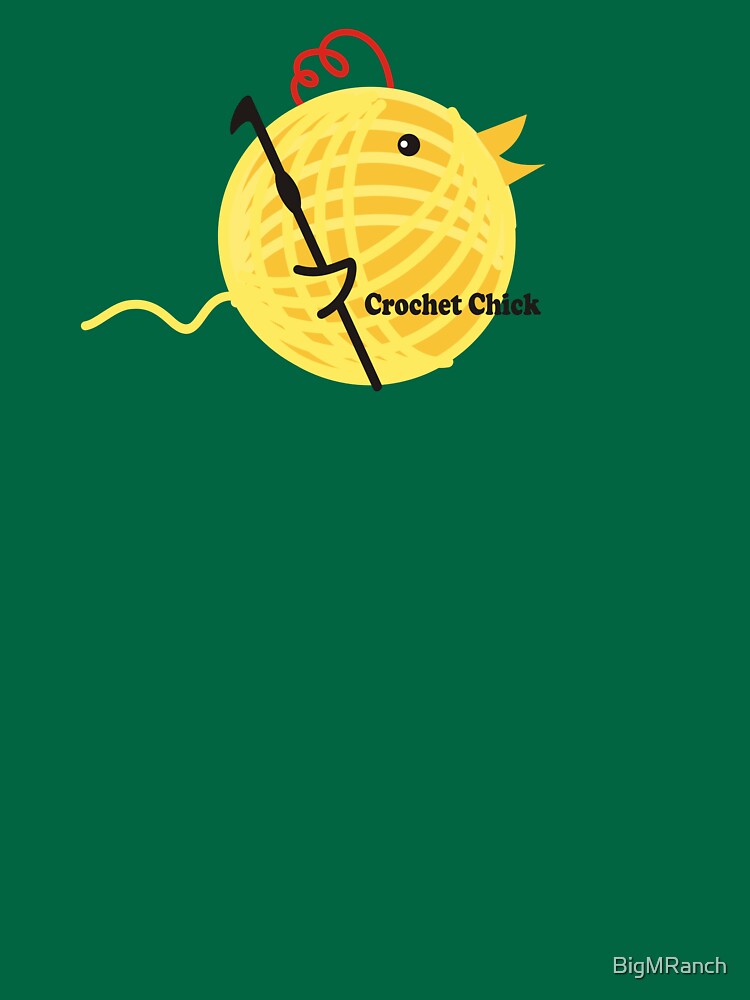 "Crochet chick crochet hook ball of yarn funny tshirt" Tshirt for