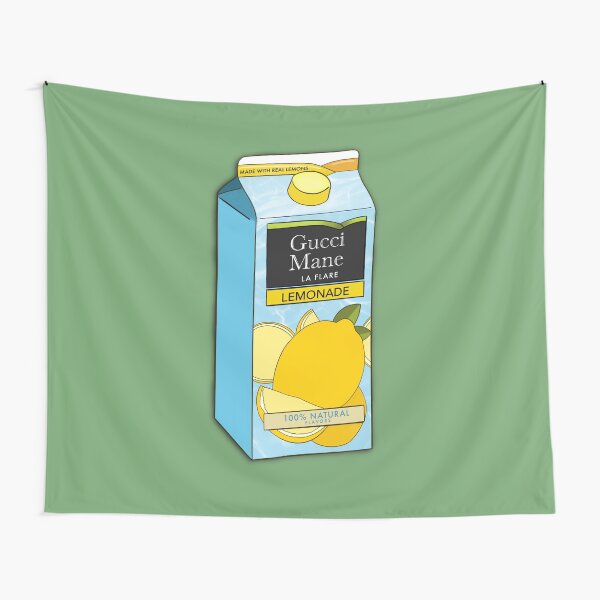 Gucci Mane Lemonade Minute Maid Ilustración Tela decorativa