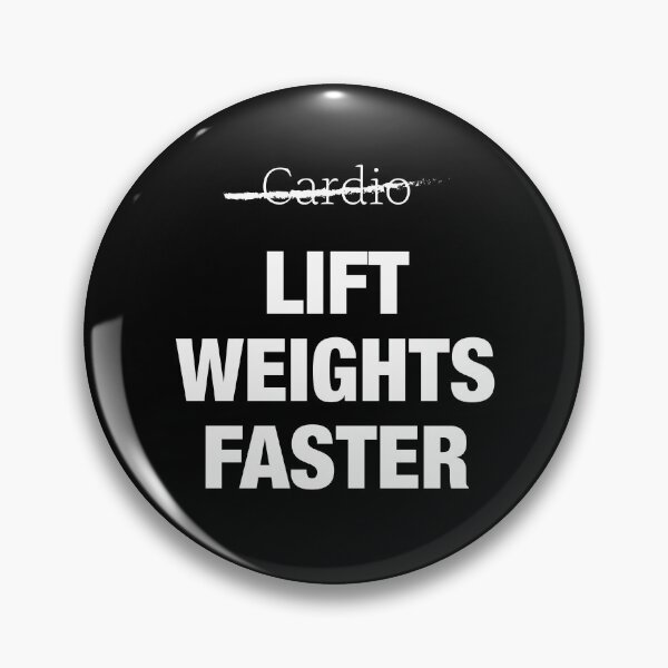 Item preview, Copy of Lift Weights Faster WHITE designed and sold by auvincentlai.