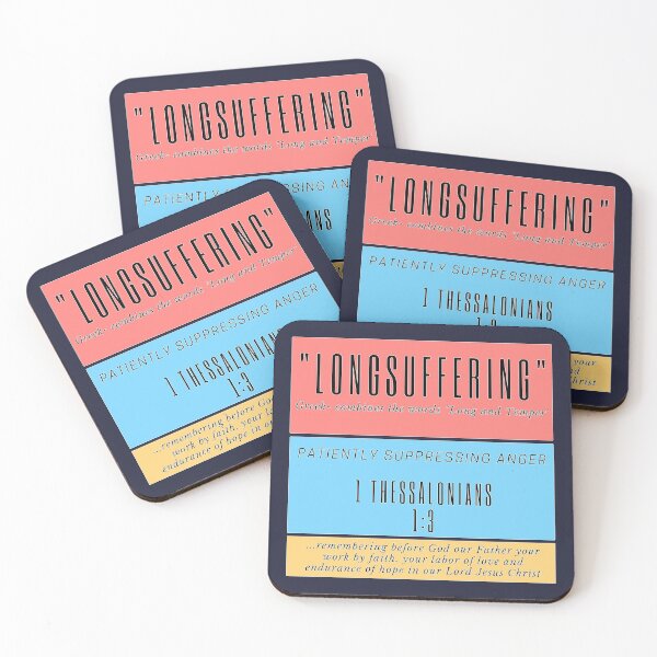 Item preview, Long-suffering... Patiently Suppressing Anger designed and sold by AnJAutismWorld.