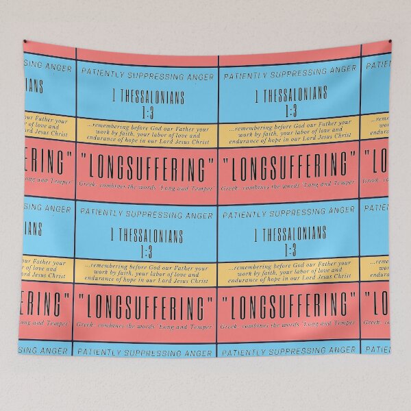 Item preview, Long-suffering... Patiently Suppressing Anger designed and sold by AnJAutismWorld.