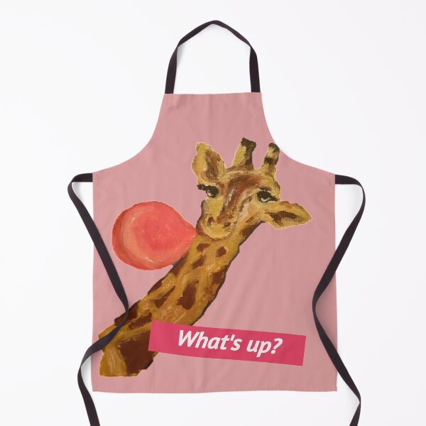 Item preview, What's good? Giraffe painting designed and sold by Gloria Feruzi.