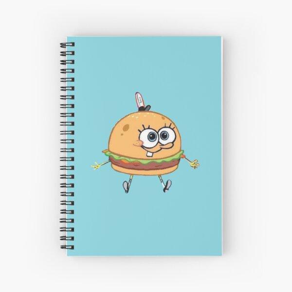Item preview, Spongebob as a Hamburger Sticker designed and sold by Julitortellini.
