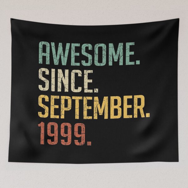 Item preview, Awesome Since September 1999 21st Birthday Gift 21 Years Old Vintage September 1999 designed and sold by Takatv.