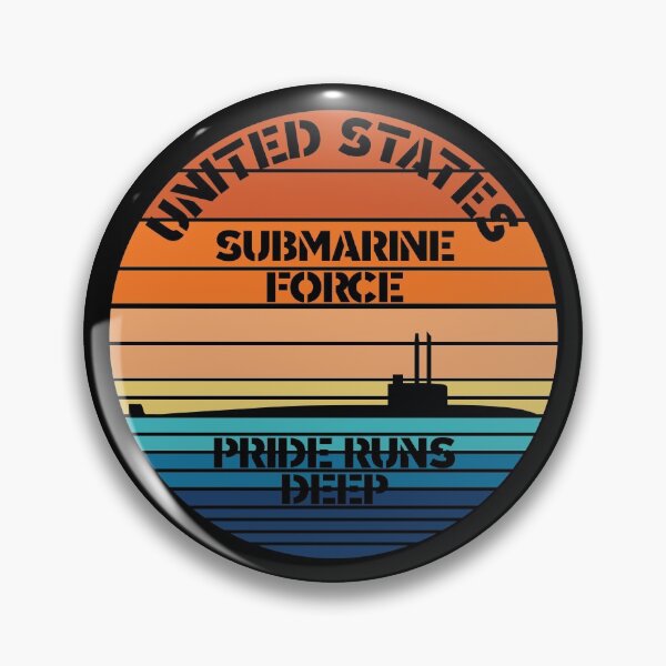 Item preview, Sunset US Sub Force Pride Runs Deep Plain designed and sold by MadMando.