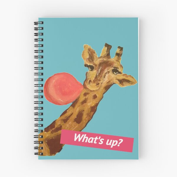 Item preview, What's good? Giraffe painting designed and sold by Gloria Feruzi.