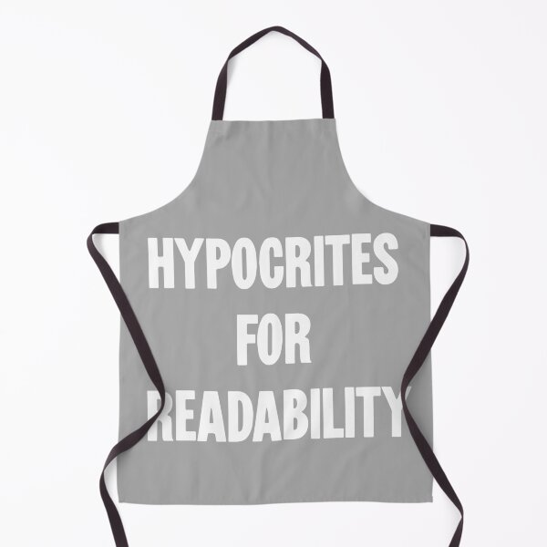 Item preview, Hypocrites For Readability designed and sold by Good-Looking Corpse.