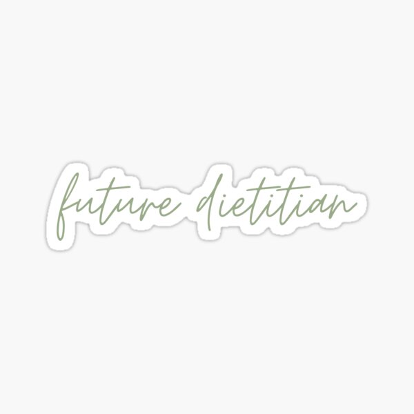 Futuro dietista Pegatina