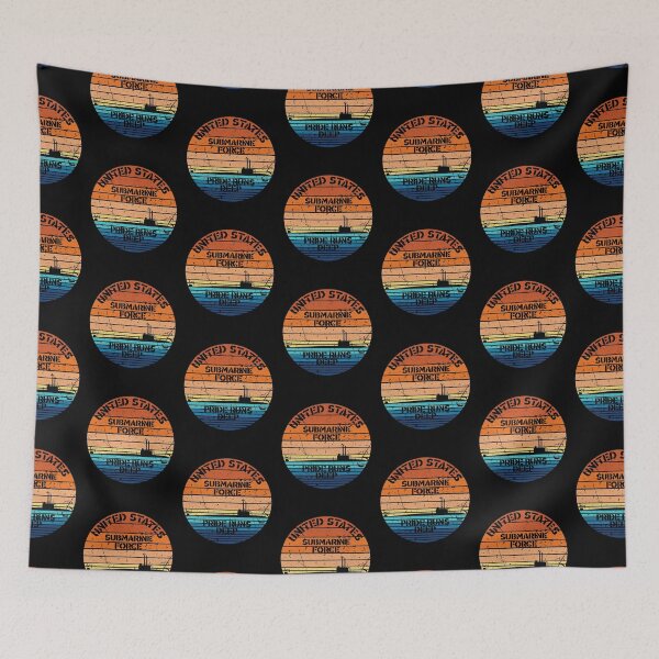 Item preview, Sunset US Sub Force Pride Runs Deep Distressed designed and sold by MadMando.