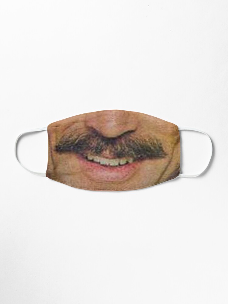 Download Tom Selleck Funny Face Mask Magnum P I Style Mask By Tbunks Redbubble PSD Mockup Templates