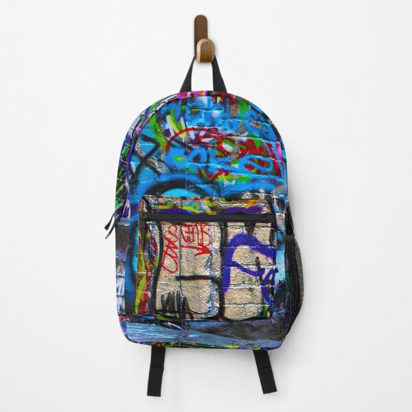 Sprayground Colourful Painted Shark In Paris Pastel Floral Backpack Books  Bag