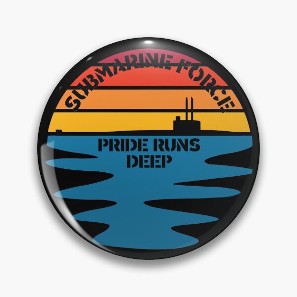 Item preview, Sunset Sub Force Pride Runs Deep Plain  designed and sold by MadMando.
