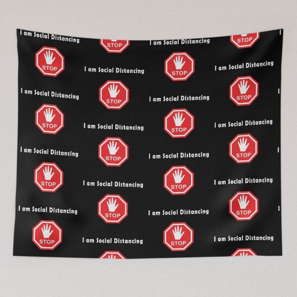 Item preview, Stop I am Social Distancing designed and sold by Jungleful33.
