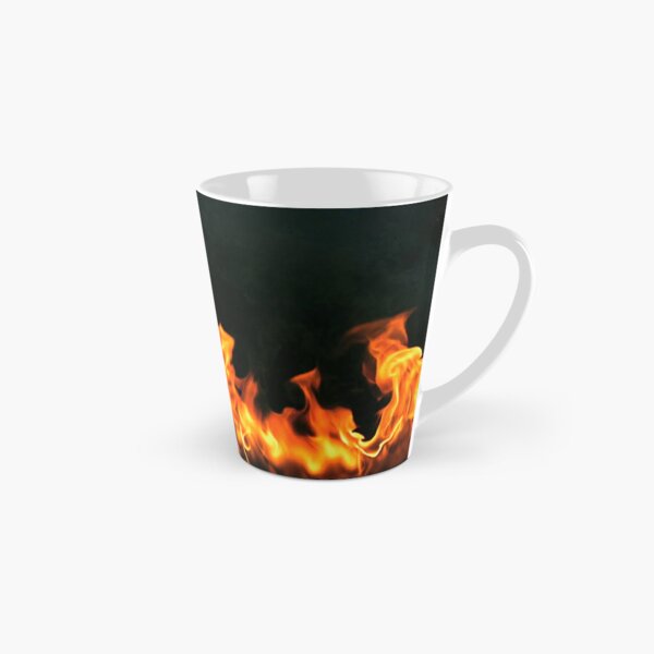 #Flame, #Forks of flame, #Spurts of flame, #fire, light, flames Tall Mug