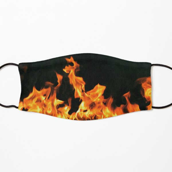 #Flame, #Forks of flame, #Spurts of flame, #fire, light, flames Kids Mask