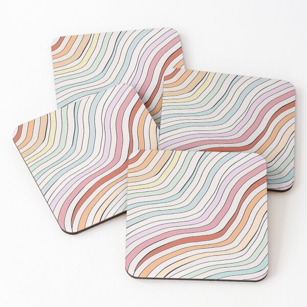 Item preview, Rainbow Wave Pattern designed and sold by Julitortellini.