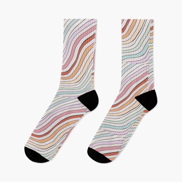 Item preview, Rainbow Wave Pattern designed and sold by Julitortellini.