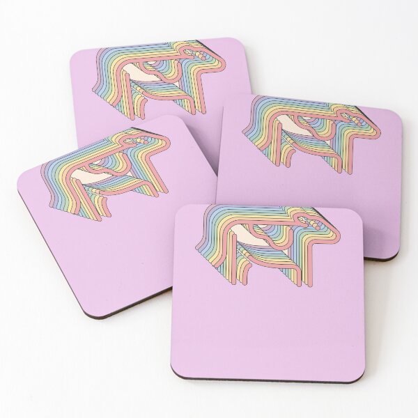 Item preview, Cow Yikes Aesthetic Rainbow Animal Pastel Vintage designed and sold by goodfriendkyle.