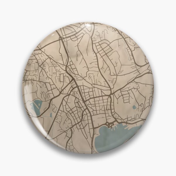 Item preview, Sandefjord Sepia Map designed and sold by CPTVDesign.