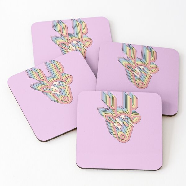 Item preview, Deer Yikes Aesthetic Rainbow Animal Pastel Vintage designed and sold by goodfriendkyle.
