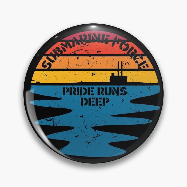 Item preview, Sunset Sub Force Pride Runs Deep Distressed  designed and sold by MadMando.