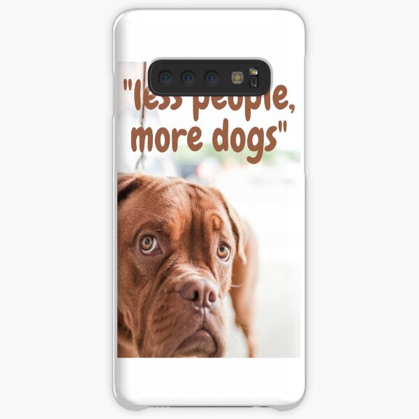 Less people, more dog Samsung Galaxy Snap Case