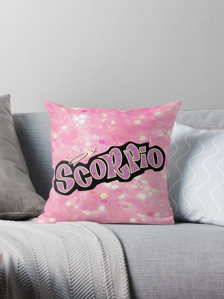 scorpio bratz style - iconic pink glitter font logo cute y2k