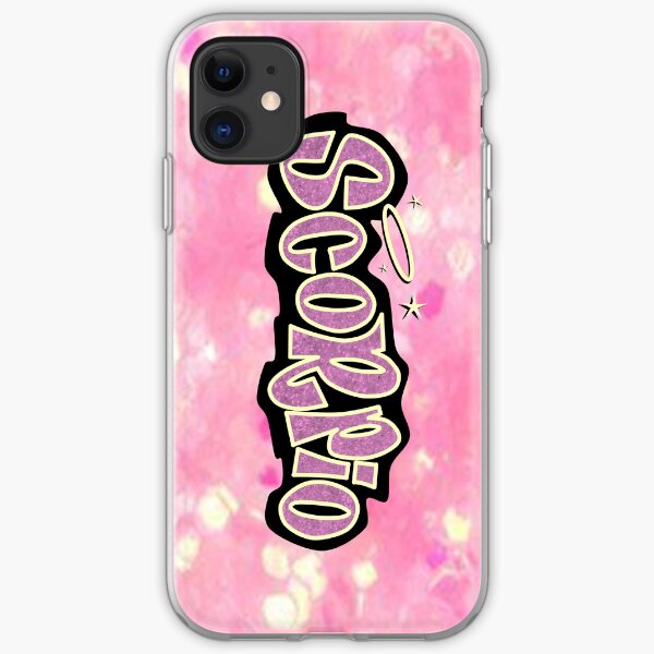 scorpio bratz style - iconic pink glitter font logo cute y2k aesthetic iPhone Soft Case