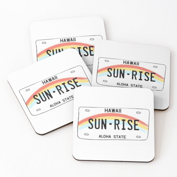 Item preview, sun rise hawaii license plate designed and sold by taryn blakeley.