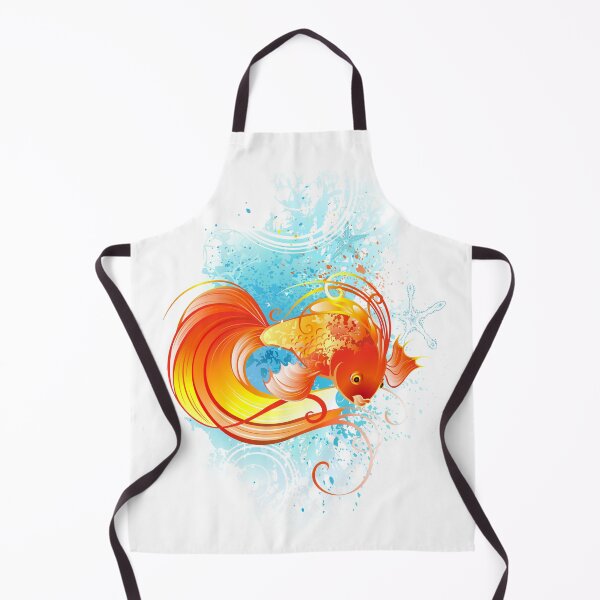 Item preview, Red Fish illustration on white background designed and sold by Blackmoon9.
