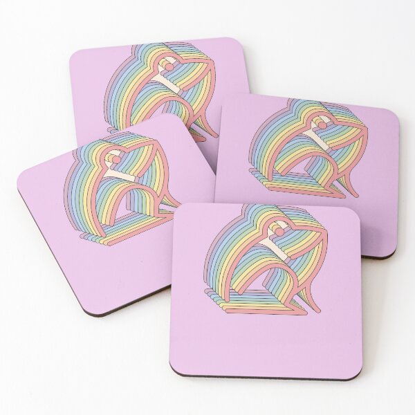 Item preview, Giraffe Yikes Aesthetic Rainbow Animal Pastel Vintage designed and sold by goodfriendkyle.